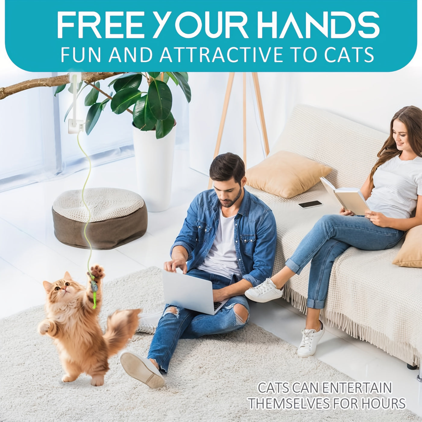 Remote Control Flying Bird Cat Toy – Automatic Electric Drone with Hovering Motion for Indoor Cat Enrichment, Hunting Instinct Stimulation for Kittens & Adult Cats