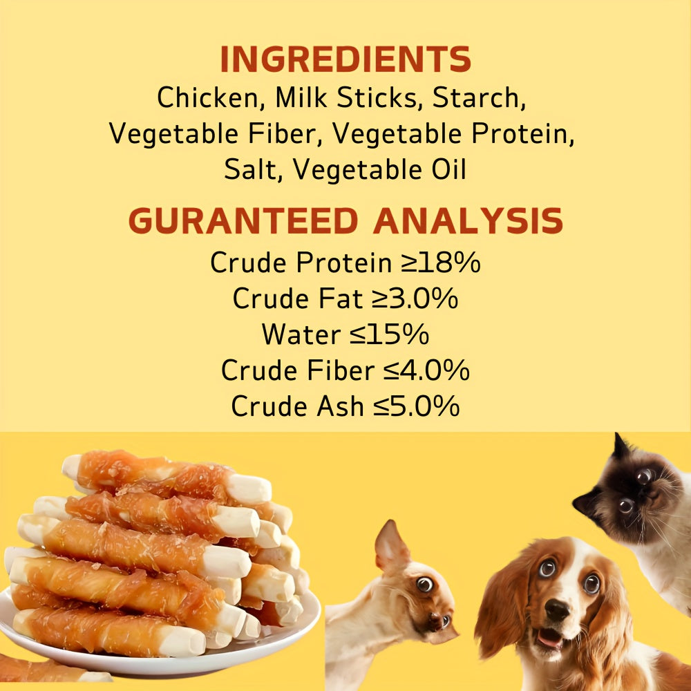 Dog Training Treats – Chicken & Duck Sweet Potato or Milk Sticks, High Protein Easily Digestible Reward Snacks for Small Medium Large Dogs, 200g & 400g