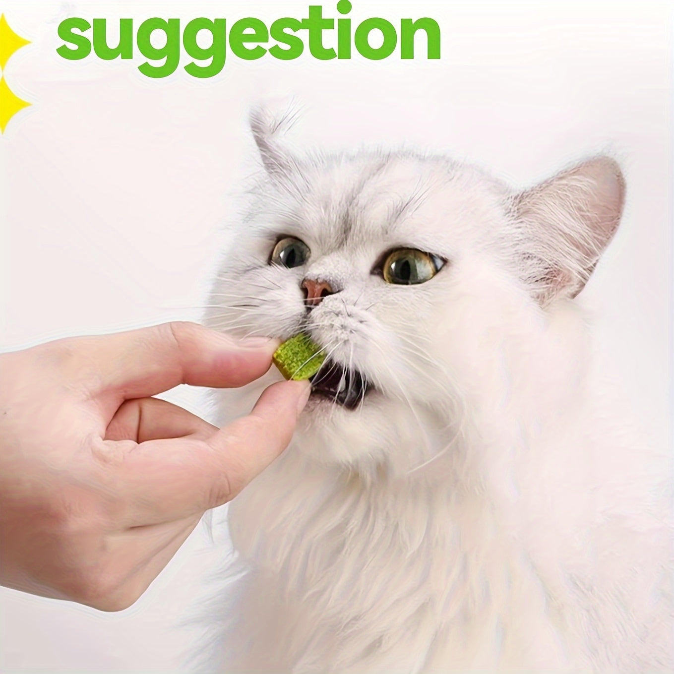 Cat Grass Freeze-Dried Granules & Hairball Tablets for Cats – Mint Molar Sticks, Chicken-Flavored Dental Snacks for Hairball Control & Teeth Cleaning, 150g / 155g