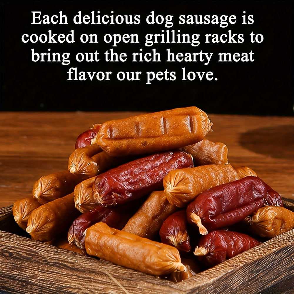 Soft Chew Dog Sausage Treats – Chicken & Duck High Protein Training Rewards for Small Medium Large Dogs, Made with Fresh Meat, 7oz / 1.8lbs / 14oz / 2.7lbs