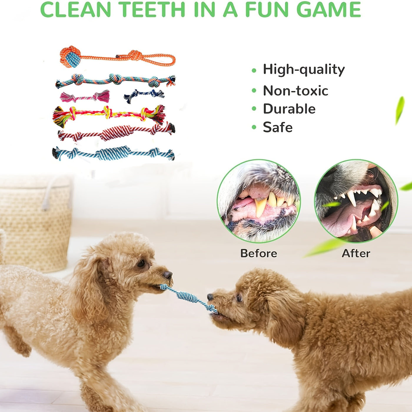 Puppy Chew Toys 25 Pack for Small Dogs - Rope Toys, Squeaky Plush, Rubber Toys & Treat Ball Set for Teething Puppies, Interactive Dog Toy Bundle, Dental Health & Boredom Relief
