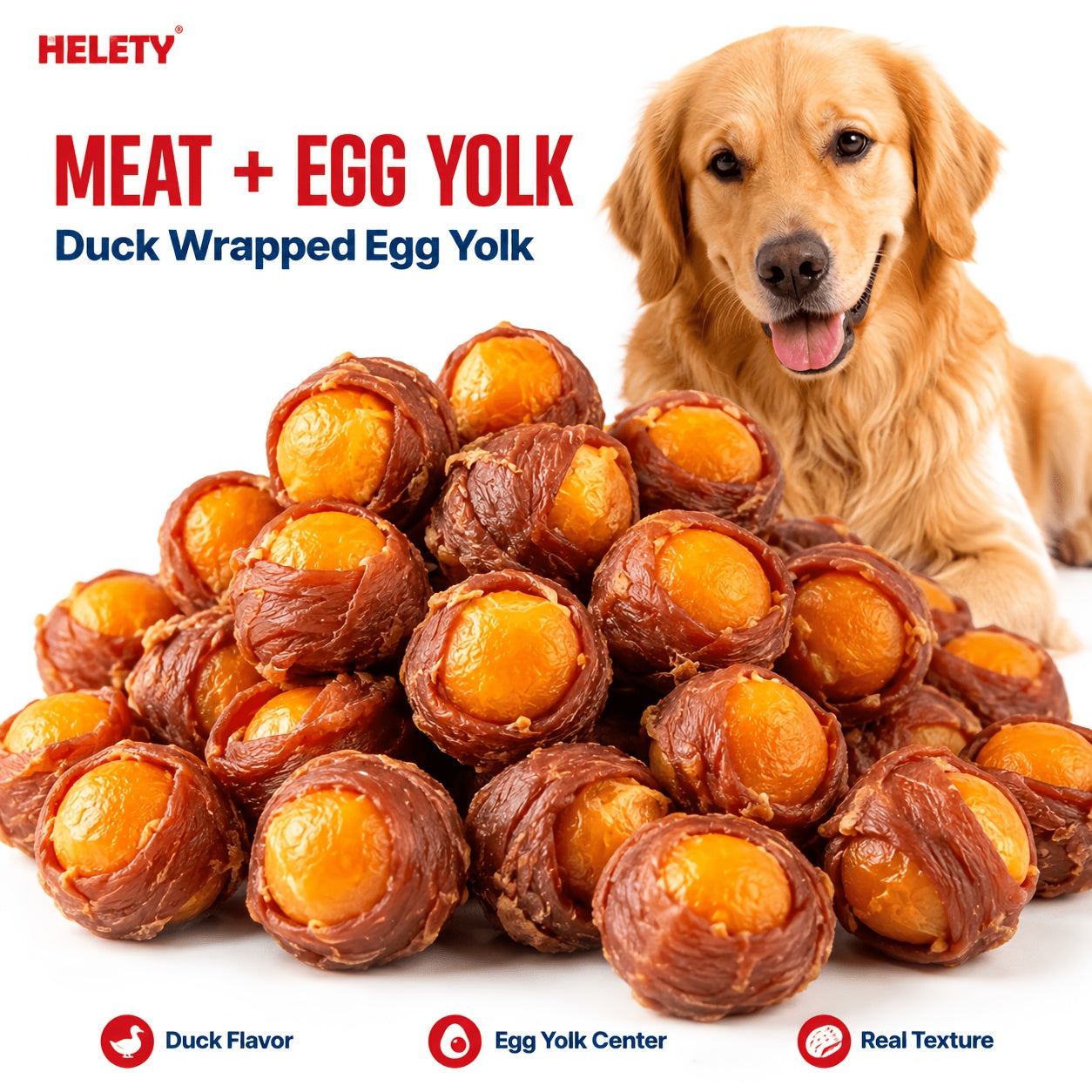 Dog Jerky Treats – Chicken Duck Beef Sausage Gizzard & Egg Yolk Variety, Single-Source Chewy Training Rewards for Dogs of All Sizes, Jerky Trial Pack Available