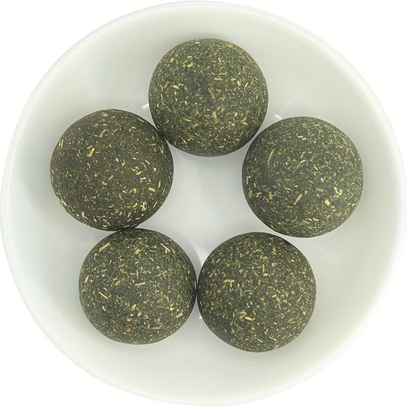 Catnip Silvervine Balls for Cats – 6pcs Extra Energy Interactive Cat Toy Balls, Natural Catnip & Silvervine Blend, Stress Relief & Enrichment for Indoor Cats