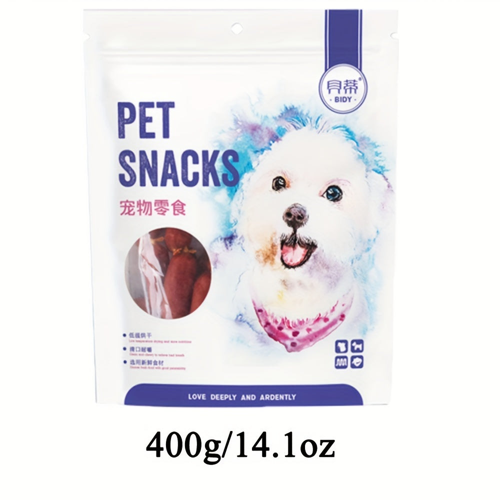 Soft Chew Dog Sausage Treats – Chicken & Duck High Protein Training Rewards for Small Medium Large Dogs, Made with Fresh Meat, 7oz / 1.8lbs / 14oz / 2.7lbs