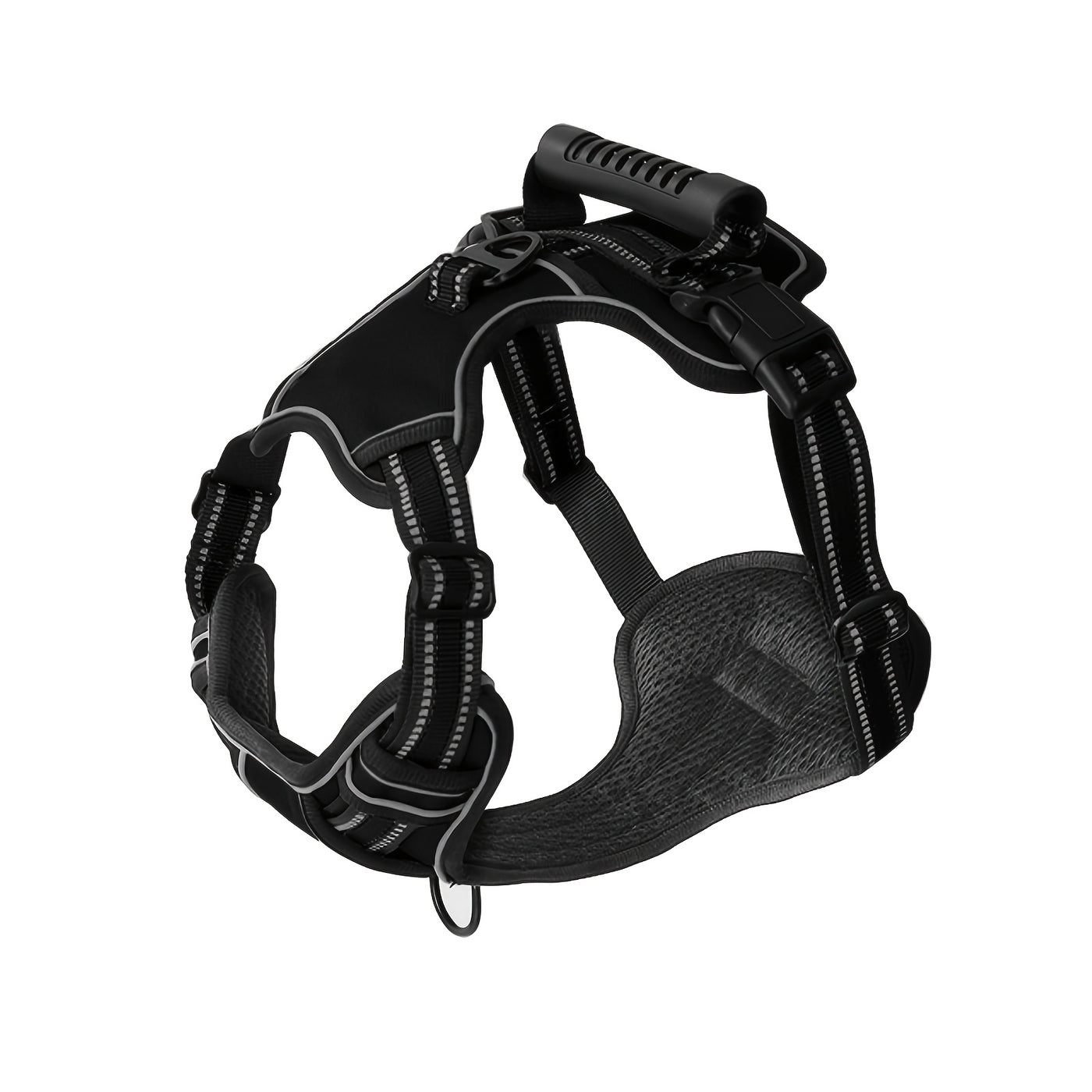 No-Pull Dog Harness Reflective Oxford Vest with 2 Leash Clips & Easy Control Handle – Adjustable No-Choke Pet Harness for Small, Medium & Large Dogs, XS-XL