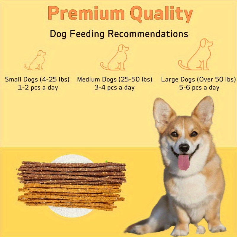 Dog Molar Stick Chews – Natural Chicken & Duck Long-Lasting Dog Treats, High Protein Low Fat, Dental Health Chews for Small Medium Large Dogs, 7oz / 14oz