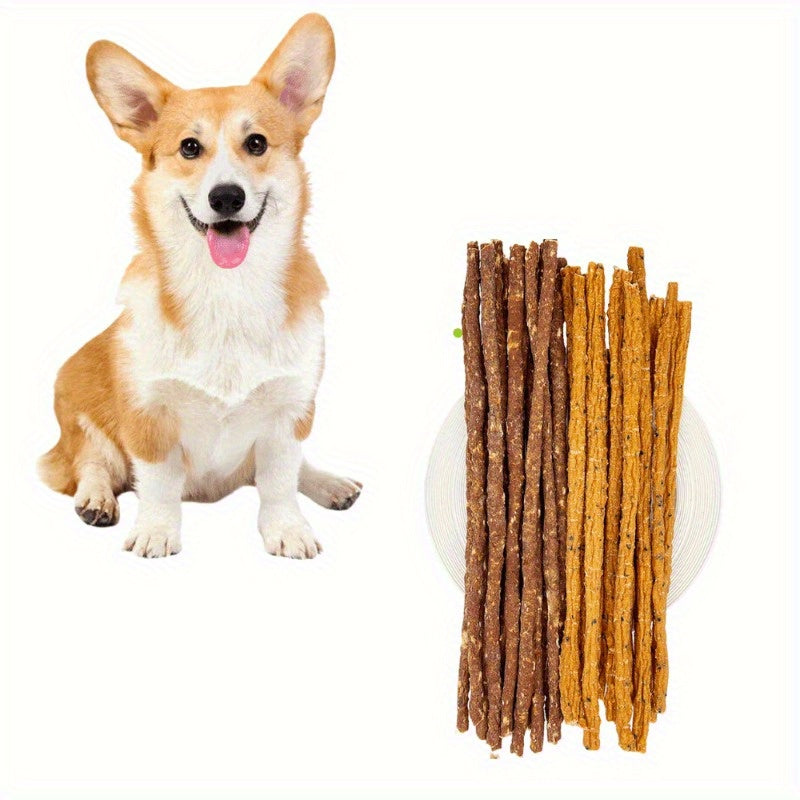 Dog Molar Stick Chews – Natural Chicken & Duck Long-Lasting Dog Treats, High Protein Low Fat, Dental Health Chews for Small Medium Large Dogs, 7oz / 14oz