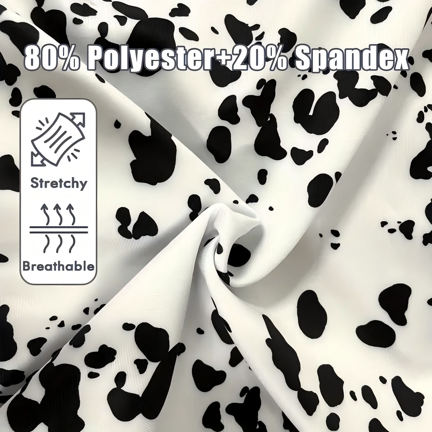 Dalmatian Print Dog Hoodie with Pocket – Soft Pullover Sweatshirt for Small Medium Large Dogs, Pet Halloween Costume Clothes Autumn Winter Outfit