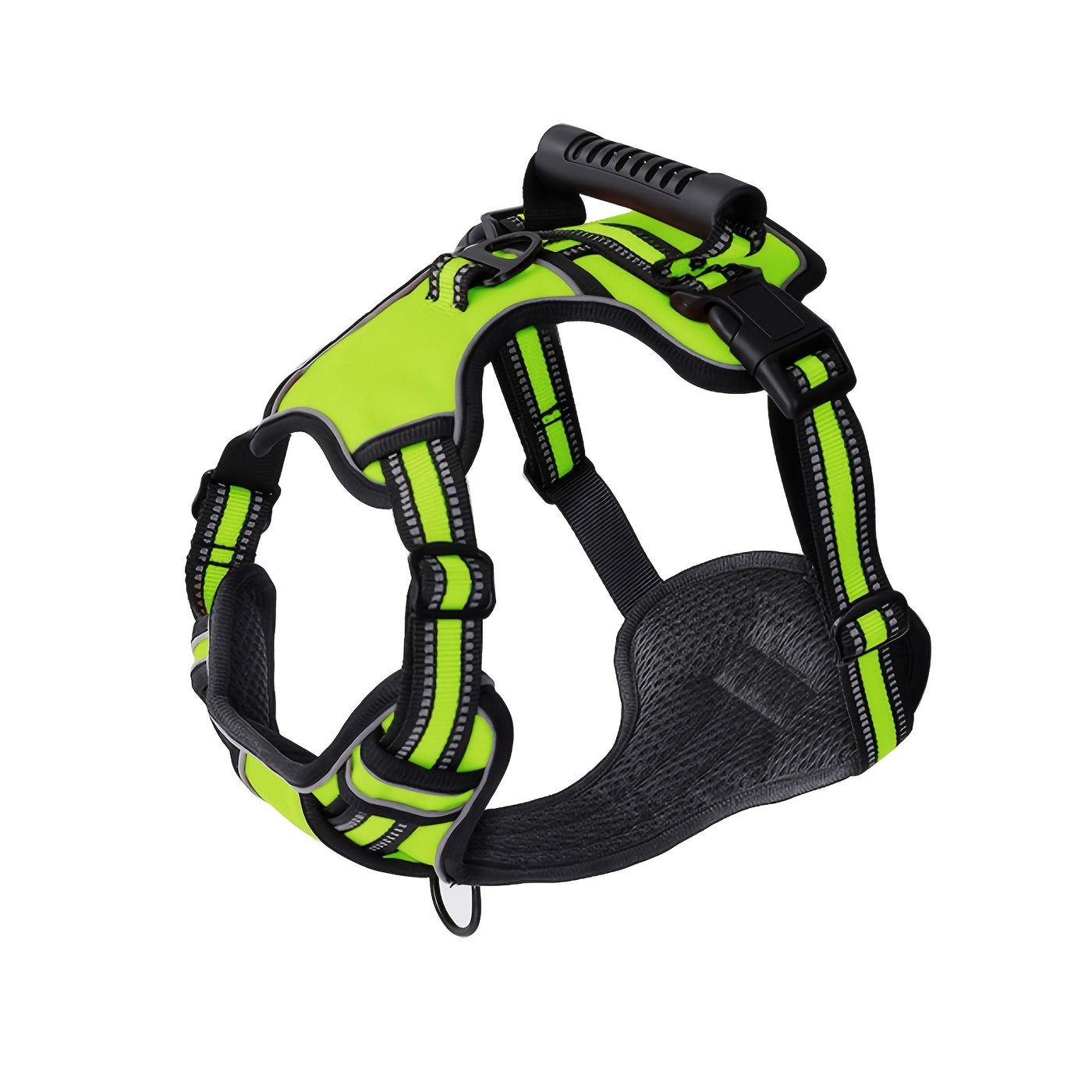 No-Pull Dog Harness Reflective Oxford Vest with 2 Leash Clips & Easy Control Handle – Adjustable No-Choke Pet Harness for Small, Medium & Large Dogs, XS-XL