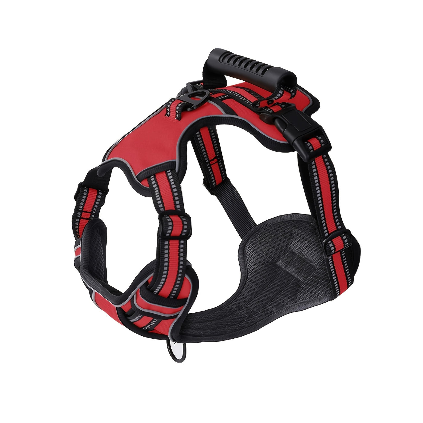 No-Pull Dog Harness Reflective Oxford Vest with 2 Leash Clips & Easy Control Handle – Adjustable No-Choke Pet Harness for Small, Medium & Large Dogs, XS-XL
