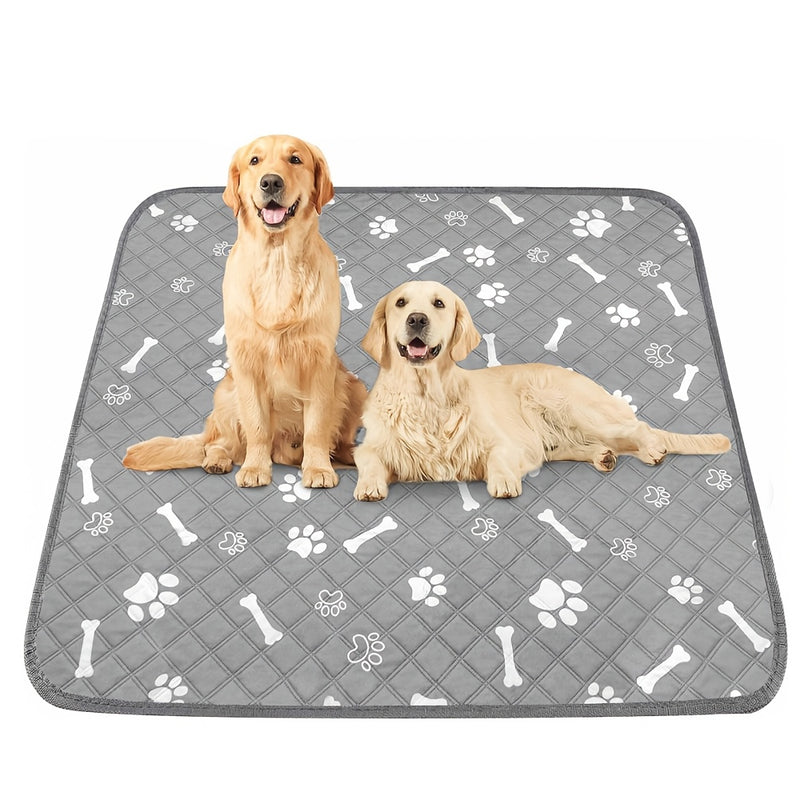 Washable Dog Pee Pads Extra Large Reusable Puppy Training Pads Super Absorbent Leakproof Non-Slip Backing for Potty Whelping Crate Sofa Car