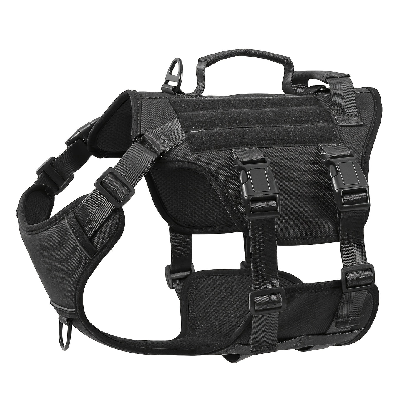 No-Pull Dog Harness Escape Proof Soft Padded Full Body Vest with Lift Handle & Leash Clip – Reflective Adjustable Pet Harness for Large Dogs Walking Hiking Training