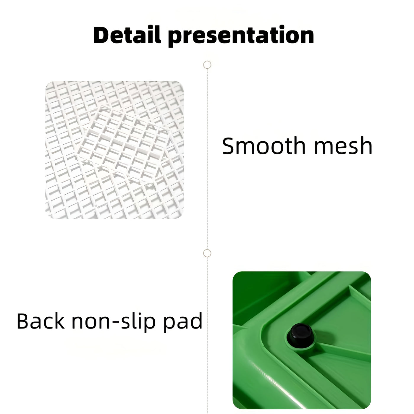 Dog Potty Training Mat with Artificial Grass Non-Slip Tray Splash-Proof Indoor Puppy Potty Box Odor-Free Dog Pee Mat for Home Travel Camping