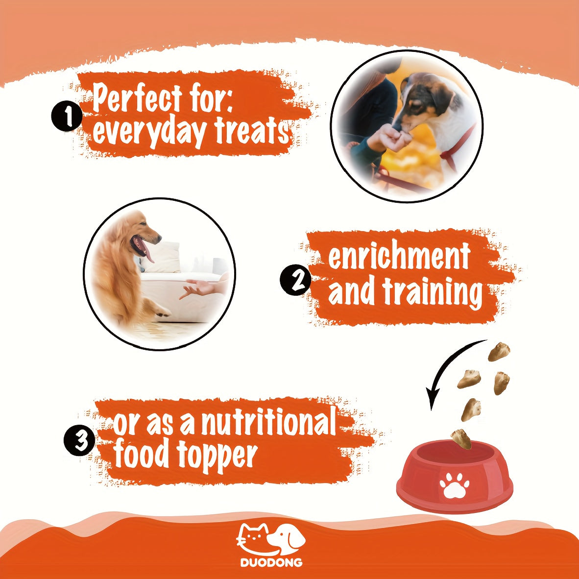Freeze Dried Chicken Hearts Cat & Dog Treats – Single Ingredient, High-Protein Grain-Free Gluten-Free Natural Snack, Training Reward & Food Topper, 4 Sizes 50g to 300g