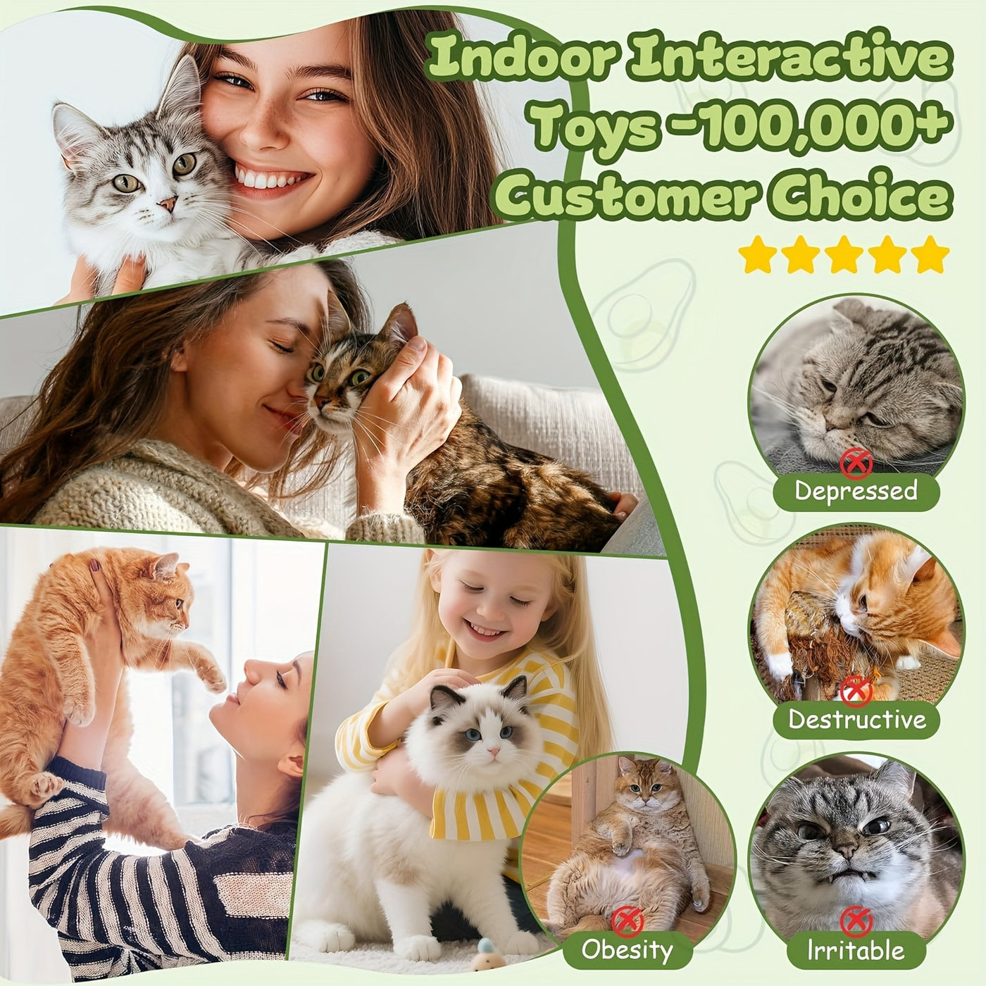 Automatic Electric Flying Bird & Mouse Cat Toy with Door Frame Feather Wand - Self-Play Chase Hunt Exercise for Indoor Cats & Kittens