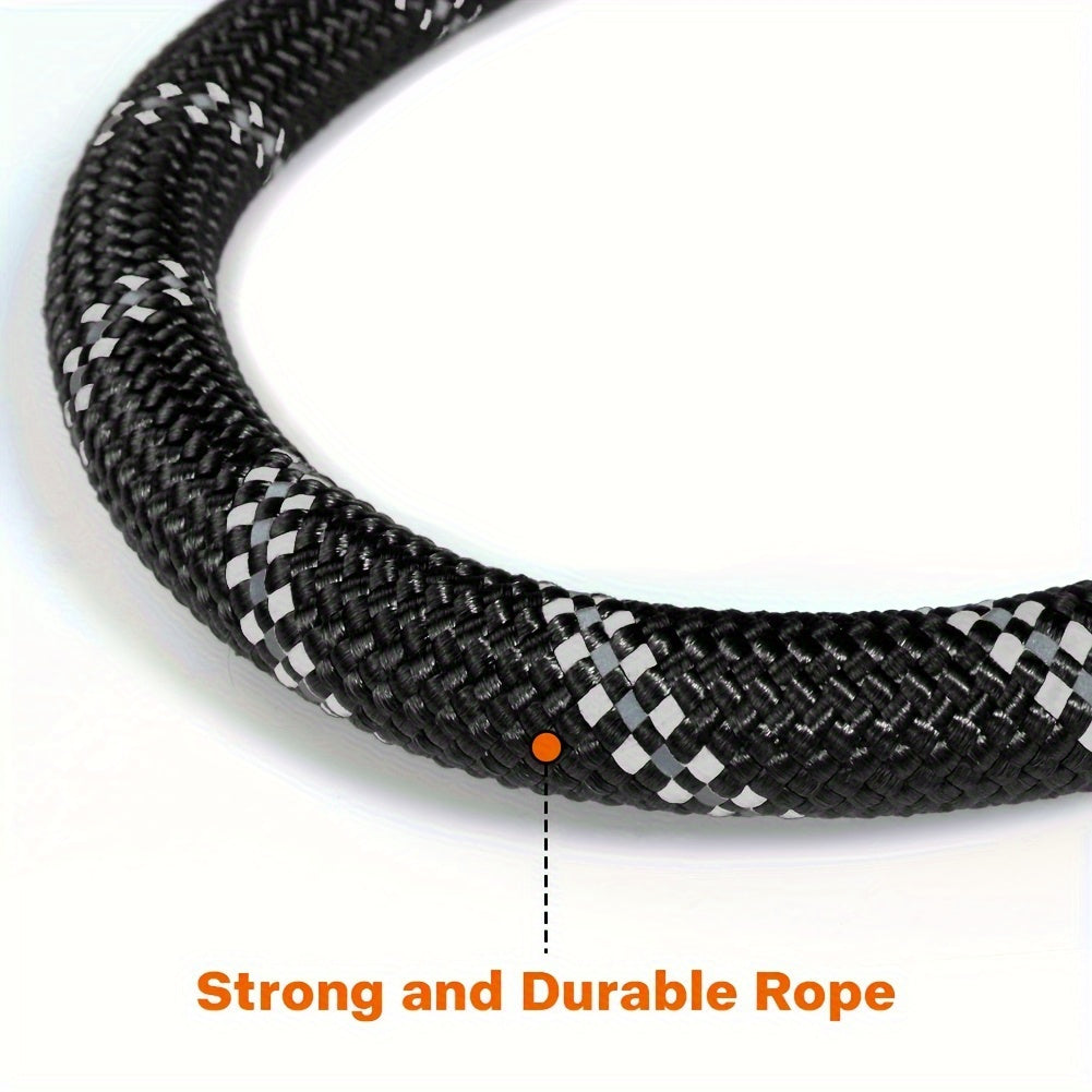 Dual Dog Leash 360° Tangle-Free with Shock Absorber & Reflective Nylon – 78-Inch Double Dog Walking Leash for Two Dogs, Ergonomic Foam Handle, 7 Colors, Small Medium Large Dogs