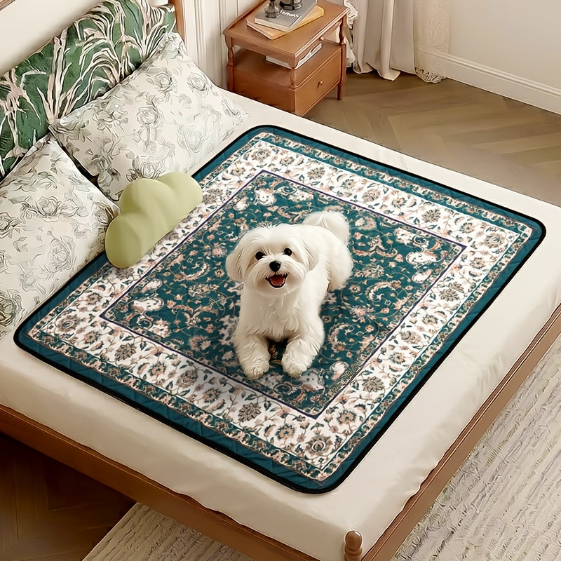 Reusable Washable Dog Pee Pads Super Absorbent Non-Slip Bohemian Style Puppy Training Pads Leakproof Whelping Potty Pads – Sizes 18x24 to 72x72 Inch 1 or 2 Pack