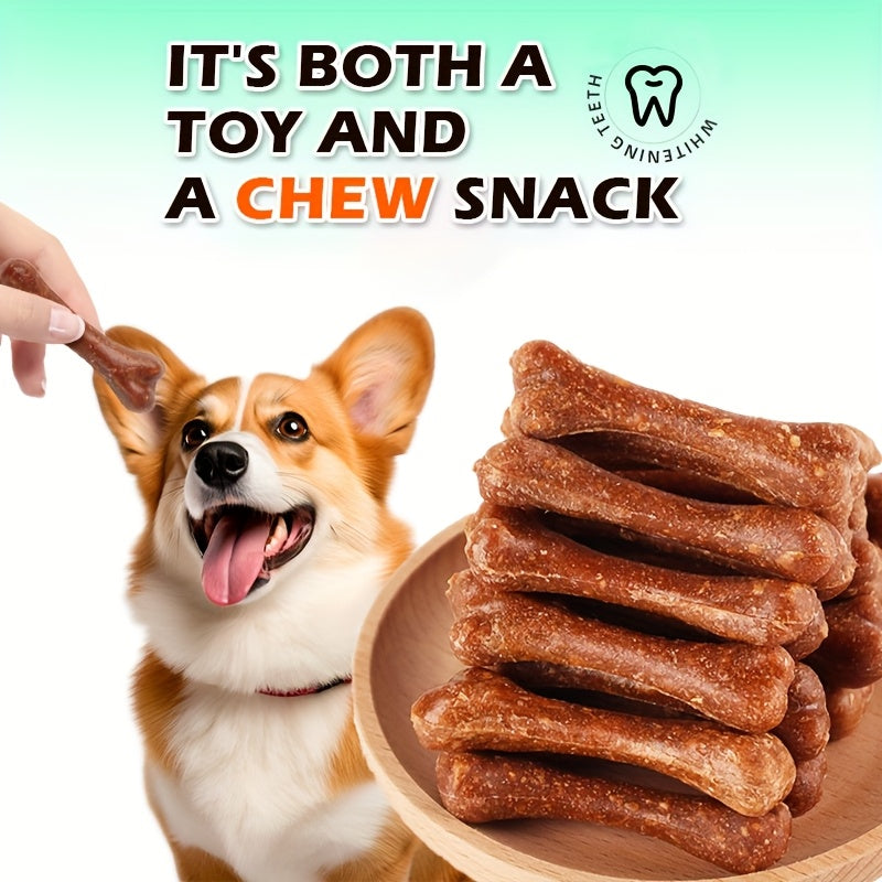 Dog Chew Bones 20pcs for Small Medium Large Dogs – Calcium Enriched Dental Sticks Teeth Cleaning Bite-Resistant Puppy Adult Treats