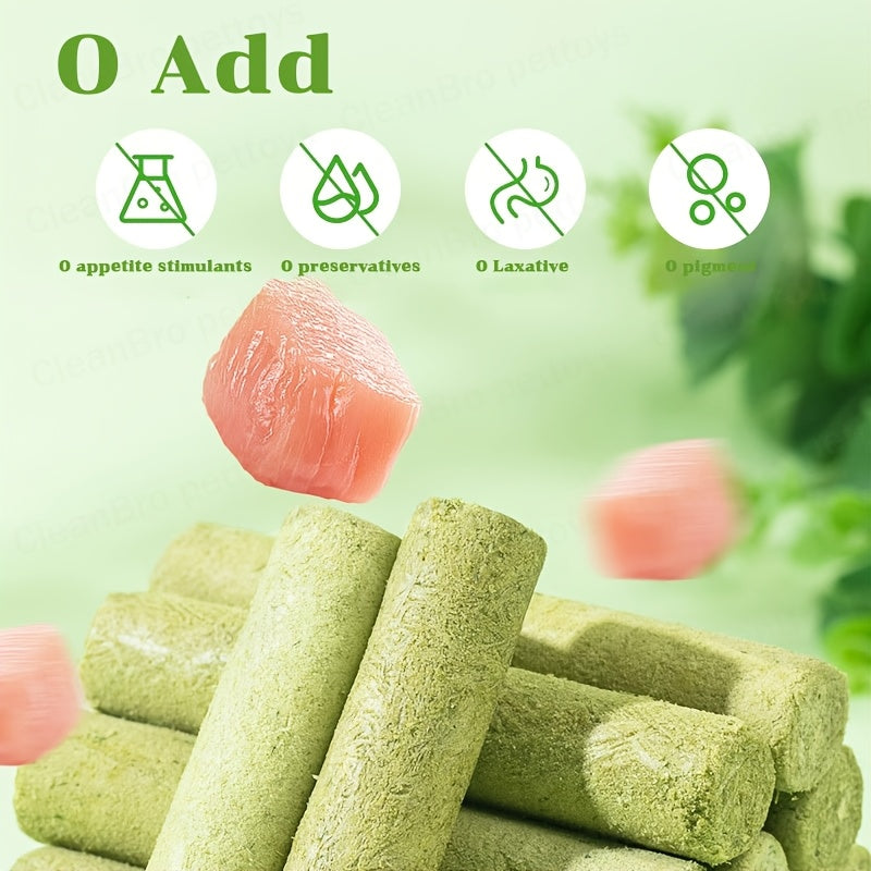 Cat Grass Freeze-Dried Teeth Cleaning Sticks – Hairball Relief Edible Chew Toy for Cats, Dental Care Cat Snack, 15pcs or 30pcs Cat Grass Sticks