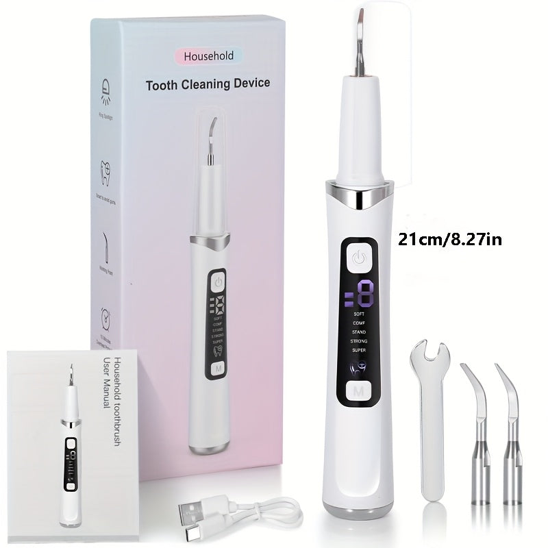 Electric Pet Toothbrush USB Rechargeable for Cats and Dogs – Sonic & Manual Modes Plaque Tartar Removal Oral Care Kit