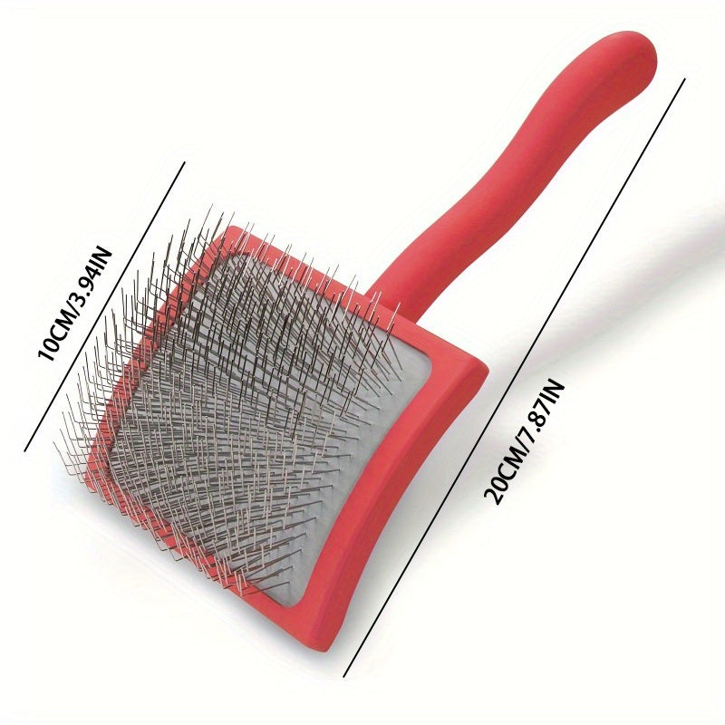 Dog Slicker Brush Professional Grooming Brush with Extra-Long Pins – Deshedding Detangling Dematting for Large Dogs, Goldendoodles Labradoodles Poodles, Buy 1 Get 1