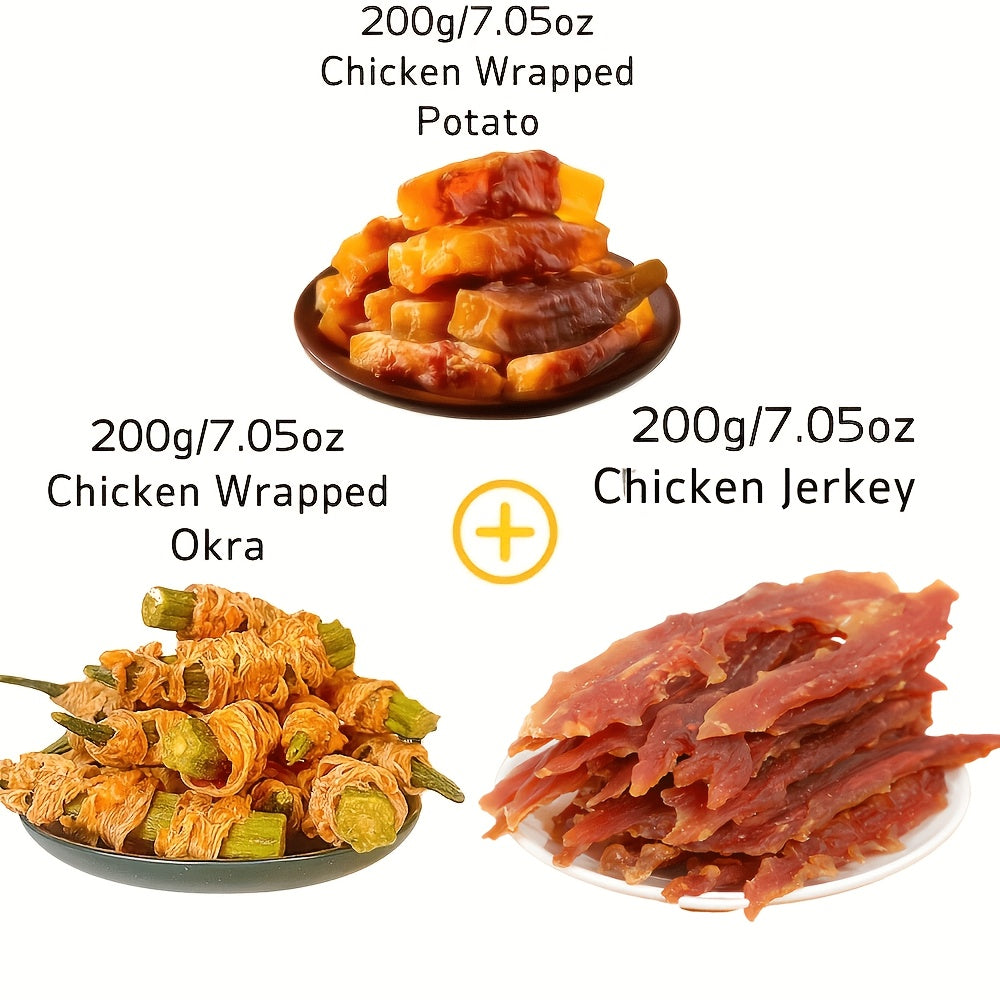 Duck Sausage Dog Treats High-Protein Low-Fat Long Lasting Easily Digestible Natural Dog Chews Training Reward for Small Medium Large Dogs 200g 600g