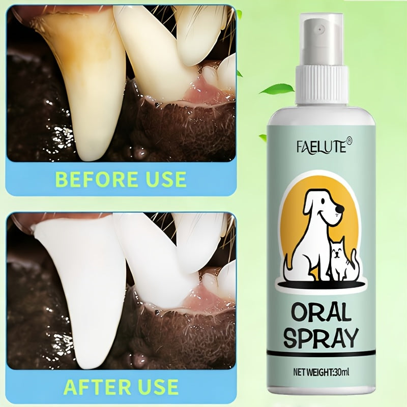 Pet Breath Freshener Spray for Dogs and Cats – Daily Oral Hygiene Mist for Fresh Breath, Safe for Puppies and Kittens
