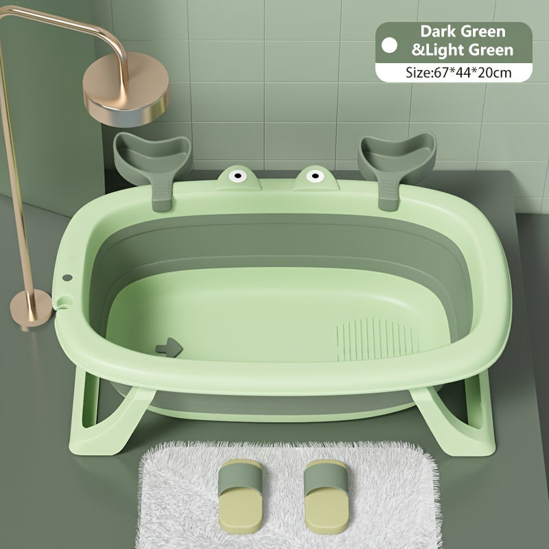 Collapsible Portable Pet Bath Tub Crab Shape – Foldable Dog Cat Bathtub for Small Dogs Up to 20 lbs, Easy to Clean, Travel & Home Use, 4 Color Options