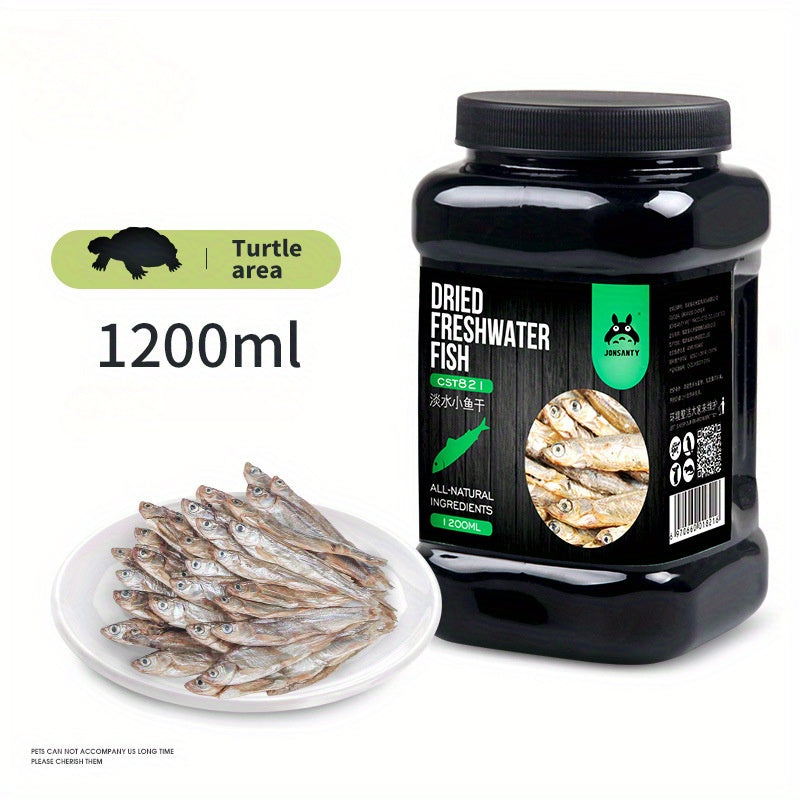 Fish Jerky Pet Treats – Freshwater Dried Fish Snacks, High Protein No Added Salt, for Cats Hamsters & Turtles, 100g & 240g