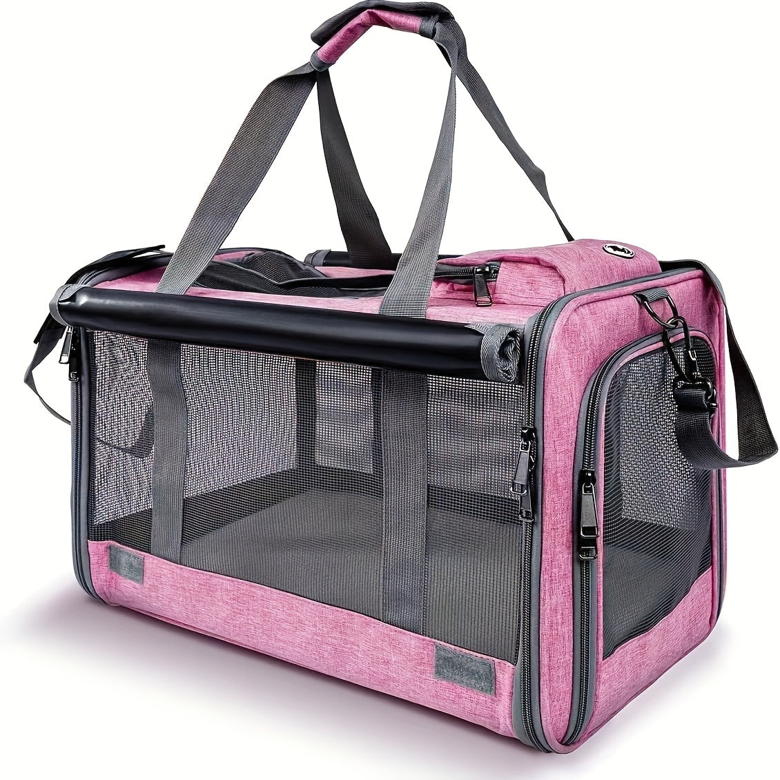 Airline Approved Soft-Sided Pet Carrier for Large Medium Cats & Small Dogs – Breathable Collapsible Travel Bag, Multiple Colors, Optional Combo with Bowls & Pet Glove