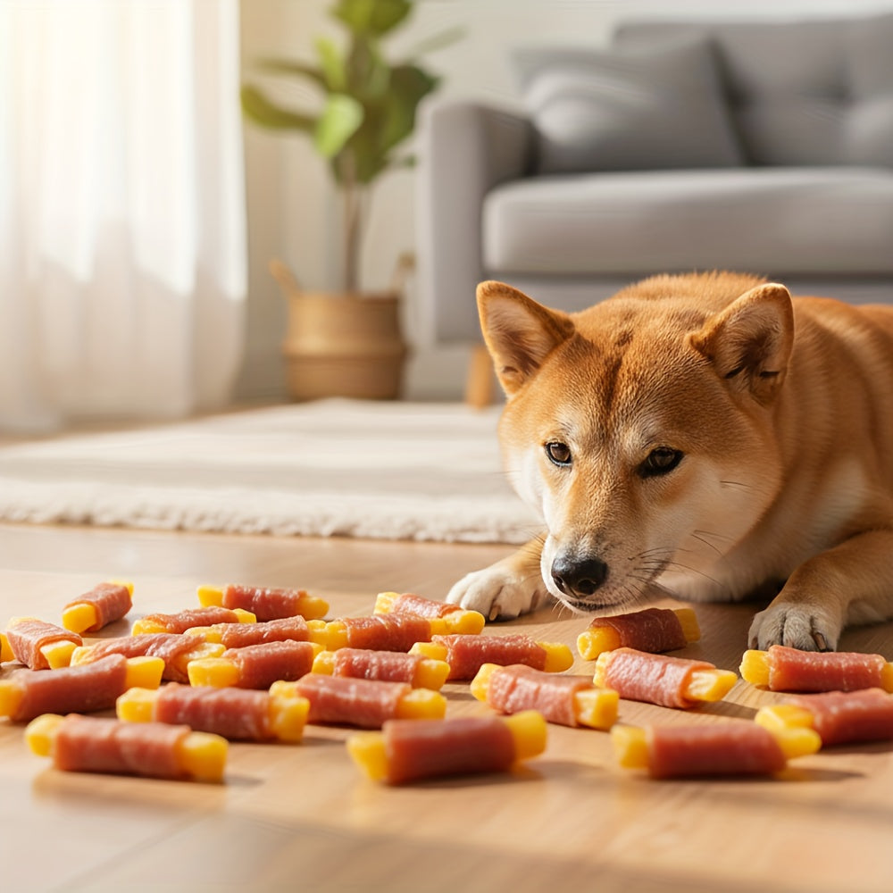 Dog Training Treats – Chicken & Duck Sweet Potato or Milk Sticks, High Protein Easily Digestible Reward Snacks for Small Medium Large Dogs, 200g & 400g