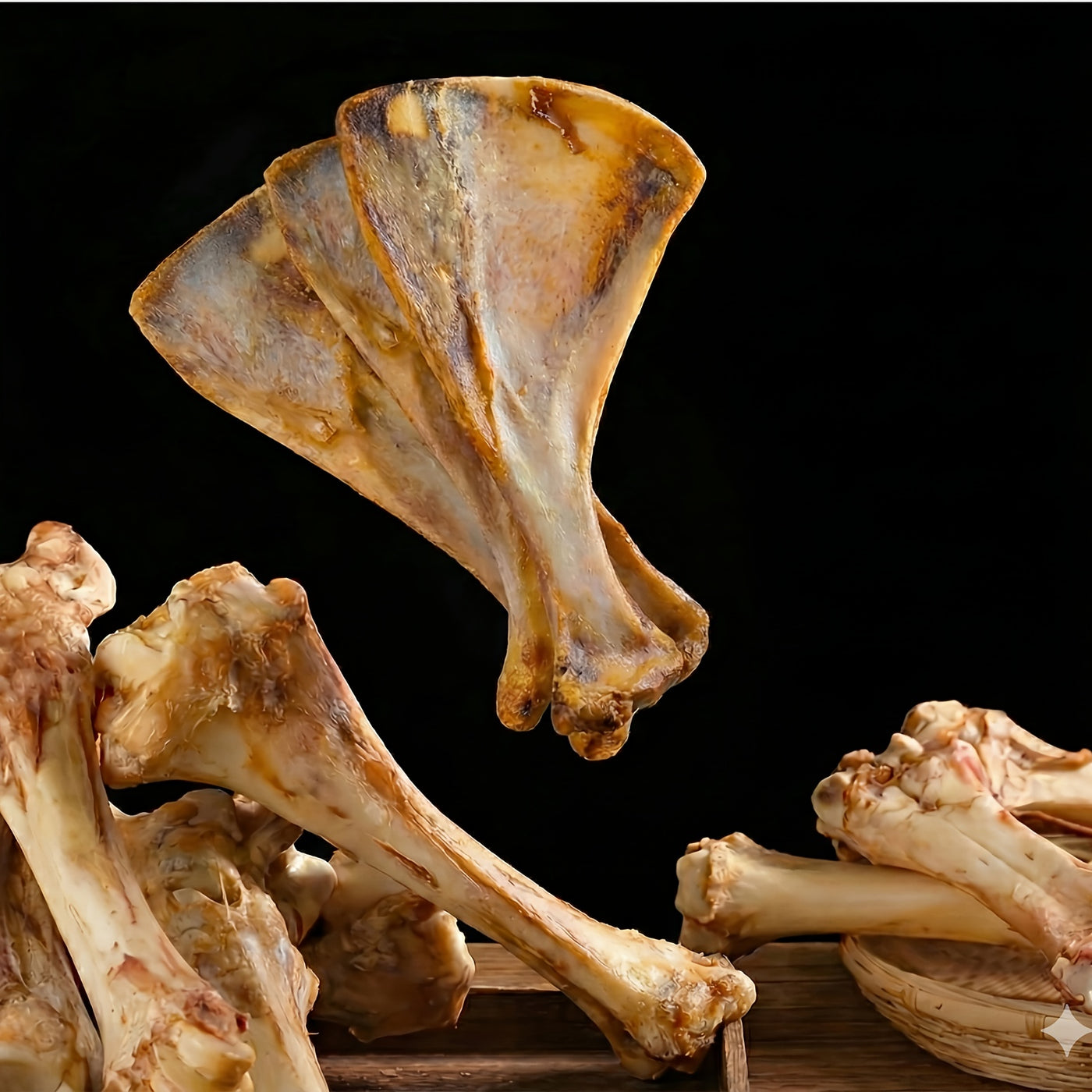 Beef Bones for Dogs Natural Dental Chewing Bone Durable Long Lasting Chew for Aggressive Chewers Teething Puppies Adult Dogs Small Medium Large