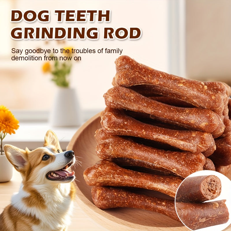 Dog Chew Bones 20pcs for Small Medium Large Dogs – Calcium Enriched Dental Sticks Teeth Cleaning Bite-Resistant Puppy Adult Treats