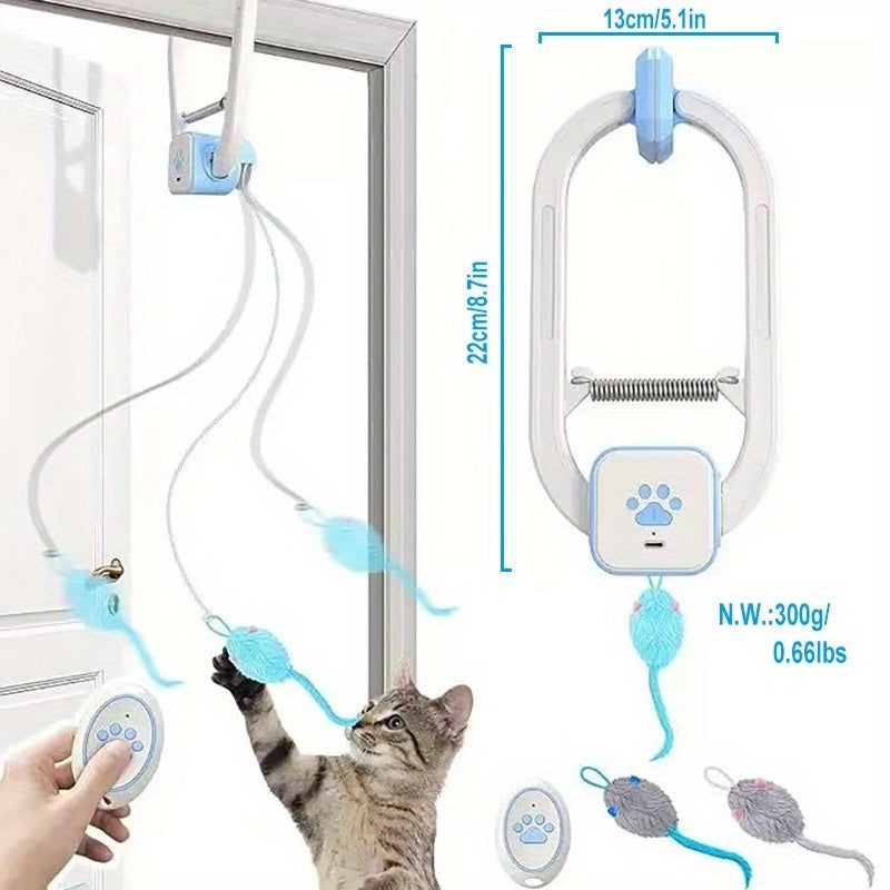 Remote Control Flying Bird Cat Toy – Automatic Electric Drone with Hovering Motion for Indoor Cat Enrichment, Hunting Instinct Stimulation for Kittens & Adult Cats