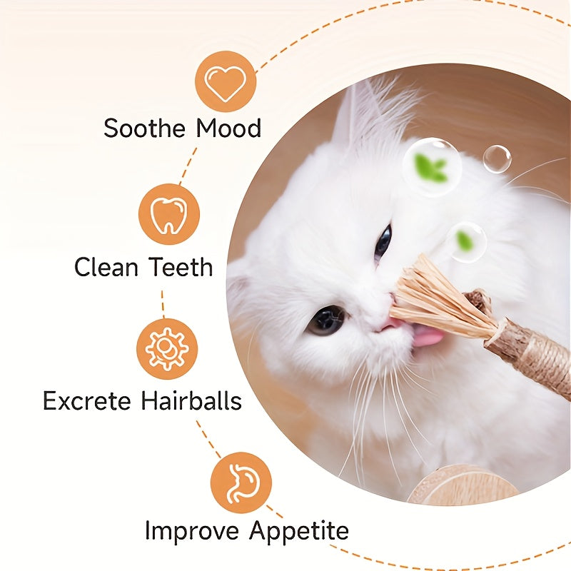 Silver Vine Sticks for Cats 12-Pack – Natural Herb Chewing Sticks for Cat Dental Care, Boredom Relief & Entertainment – Better Than Catnip