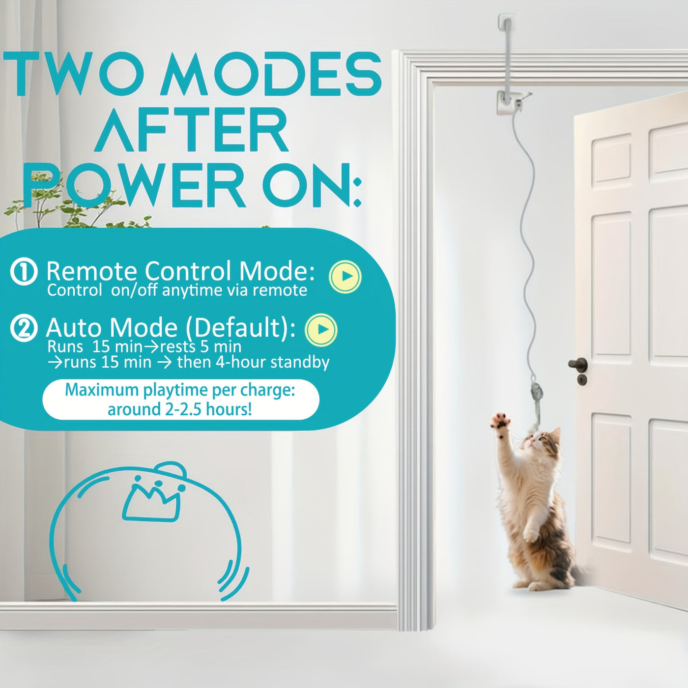 Remote Control Flying Bird Cat Toy – Automatic Electric Drone with Hovering Motion for Indoor Cat Enrichment, Hunting Instinct Stimulation for Kittens & Adult Cats