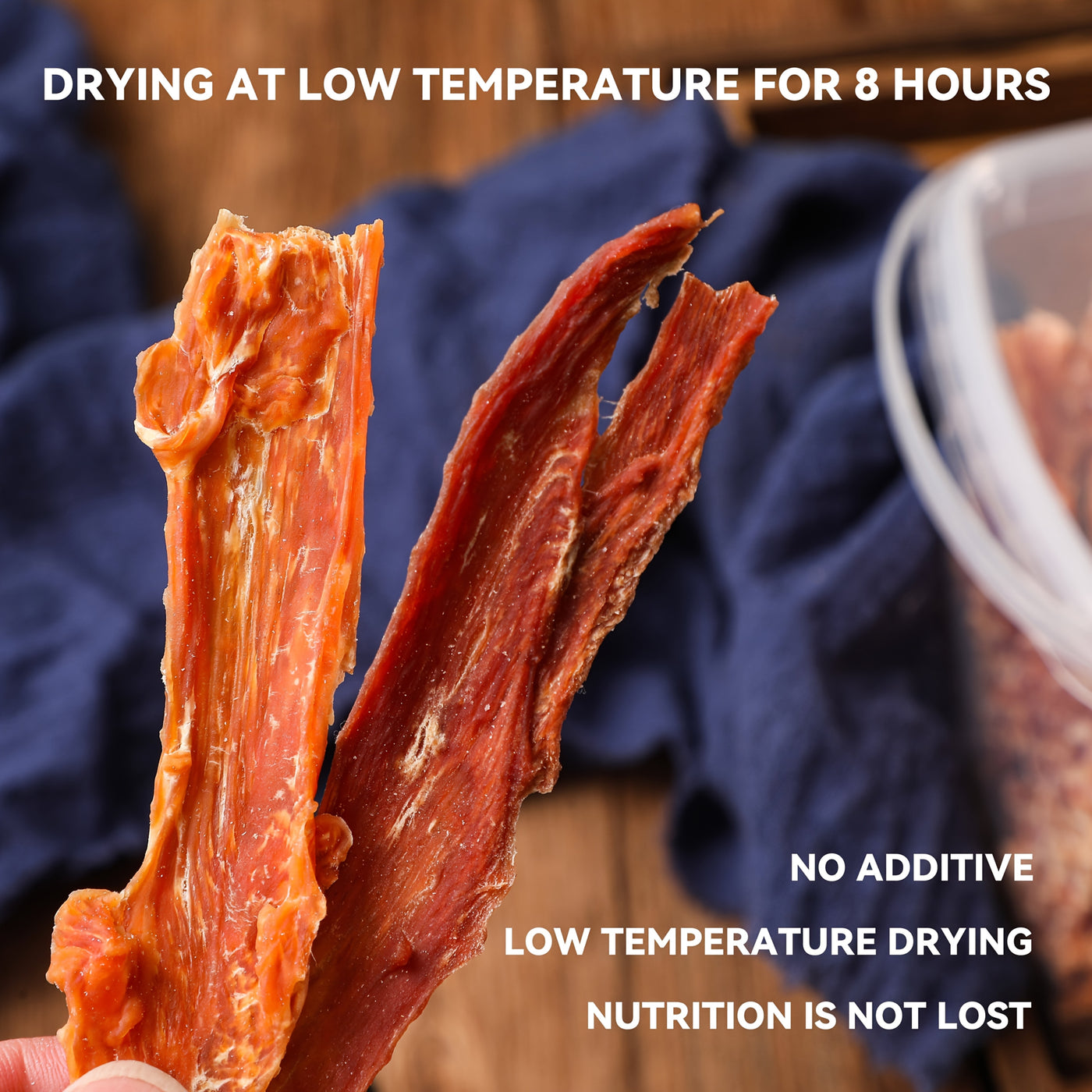 Duck Jerky Dog Treats – Chewy Natural Duck Snacks for Training & Daily Rewards, High Protein Meat Treats for Puppies & Adult Dogs, Small Medium Large Breeds, 4oz / 7oz / 1.5lb