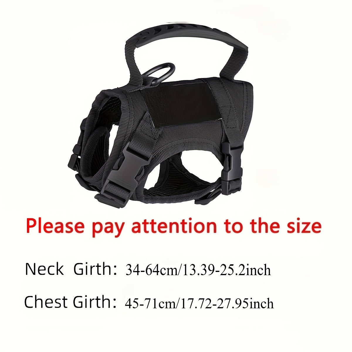 600D Cat Tactical Vest Harness Adjustable - Escape-Proof Chest Strap Vest for Cats & Puppies, Training Walking Outdoor Harness, Black Khaki Red Rose Red Mineral Green Mixed