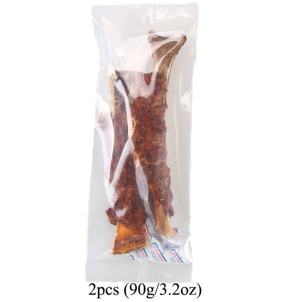 Beef Rib Dog Chews – Long-Lasting Natural Dental Chew Treats, Rich in Calcium, No Artificial Additives, for Small Medium Large Dogs, 2 / 4 / 6 / 10 Pack
