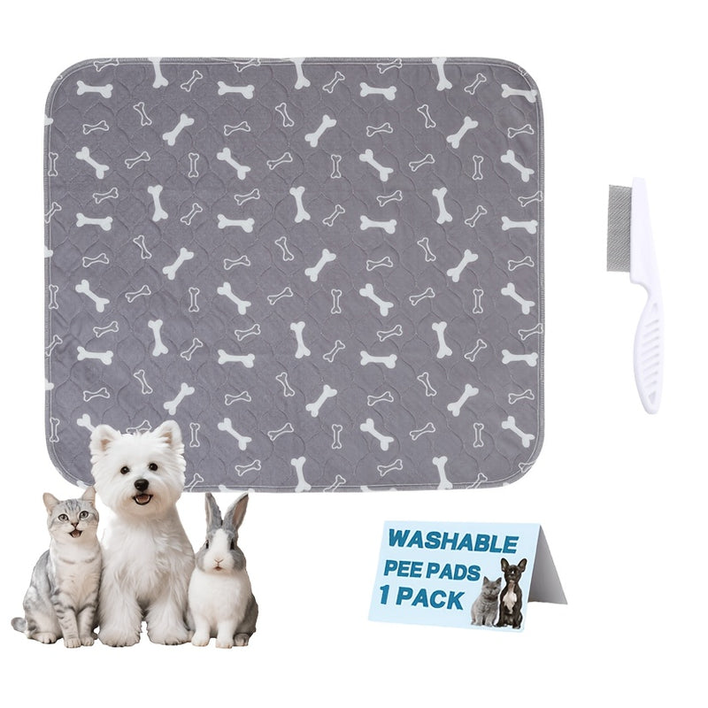 Reusable Washable Dog Pee Pads Upgraded Leak-Proof Odor-Proof Non-Slip Durable Puppy Training Pads Multiple Sizes for Home Travel Easy to Clean