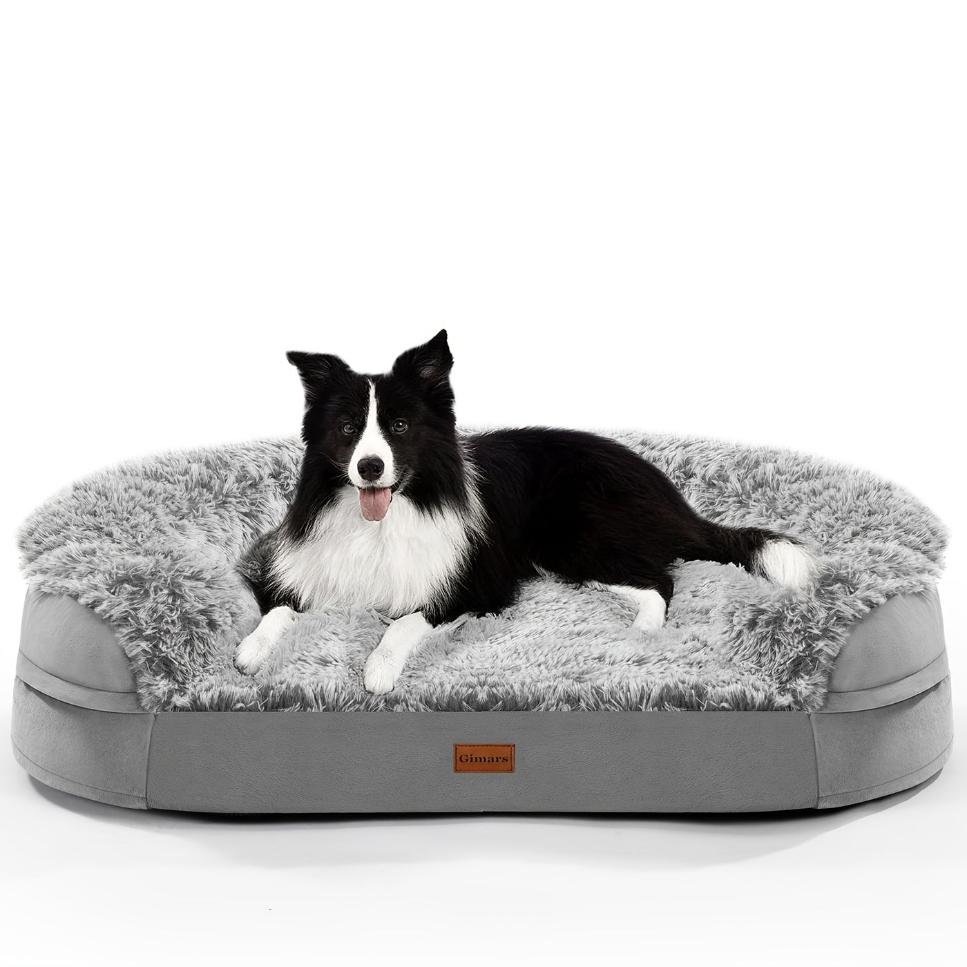 Orthopedic Egg Foam Dog Bed with Removable Washable Cover – Ultra Soft Memory Foam Pet Bed for Large, XL & Aging Dogs, Semicircle & Rectangle Styles