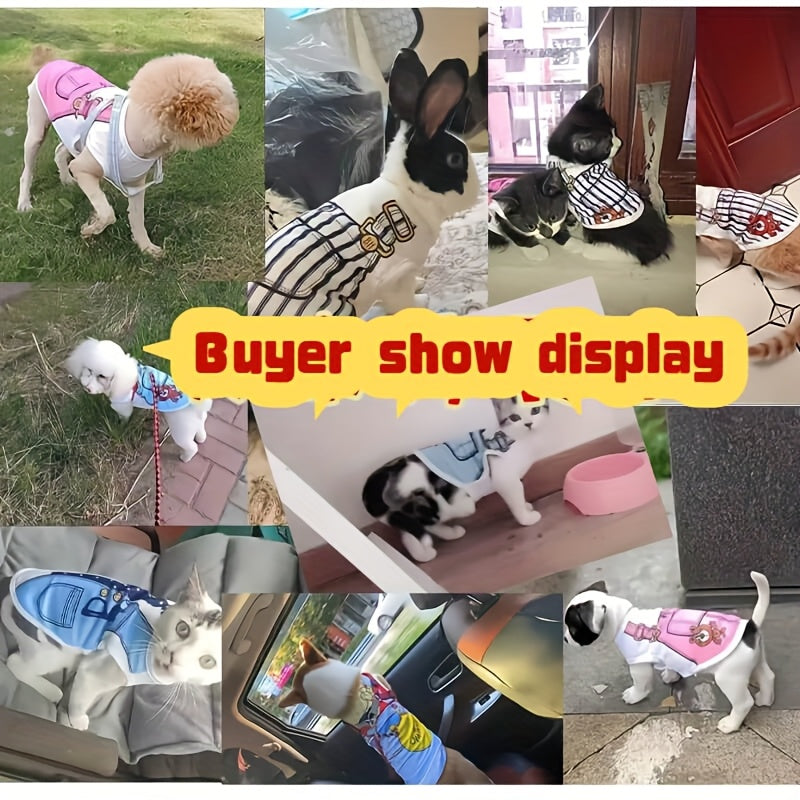 Dog Vest Multipack Spring Summer Fall – Lightweight Windproof Thermal Pet Costume for Teddy Bichon Pomeranian Small Dogs & Cats, Fashion Holiday Gift, 2pc or 6pc Set
