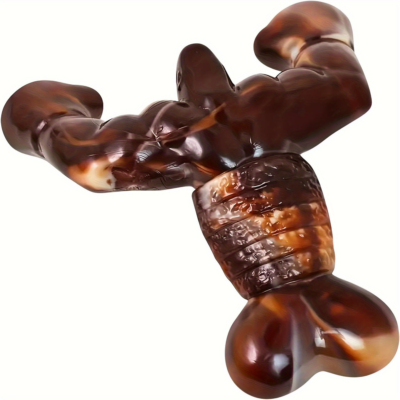 Bacon Flavored Nylon Dog Chew Bone – Durable Chew Toy for Heavy Chewers, Medium & Large Dogs, Long Lasting Teeth Cleaning Dog Bone, Marble Brown Cream