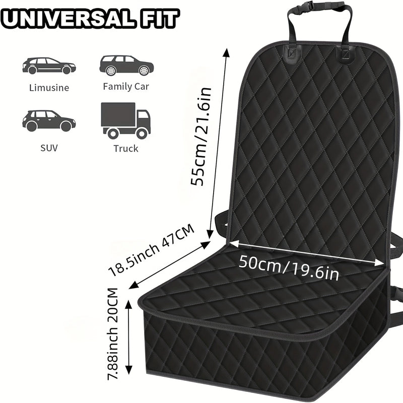 Waterproof Dog Front Seat Cover 2 Pack – Anti-Slip Anti-Scratch Pet Car Seat Protection Pad for Sedans, Trucks & SUVs