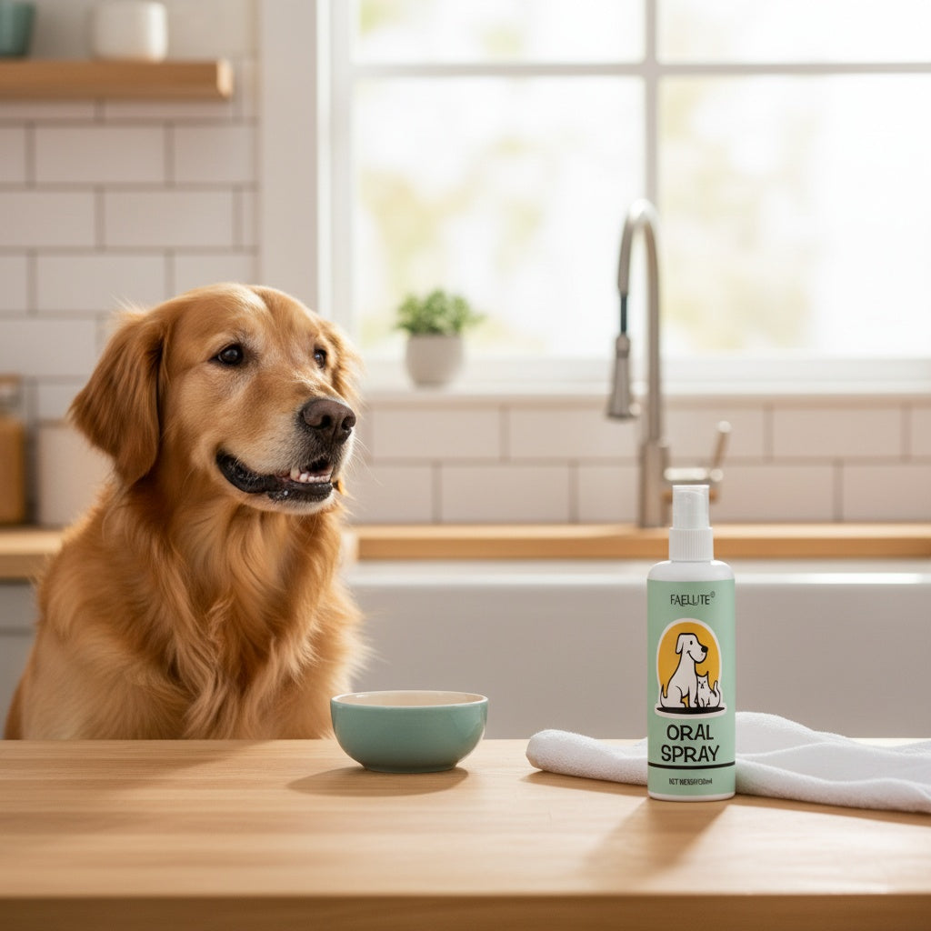 Pet Breath Freshener Spray for Dogs and Cats – Daily Oral Hygiene Mist for Fresh Breath, Safe for Puppies and Kittens