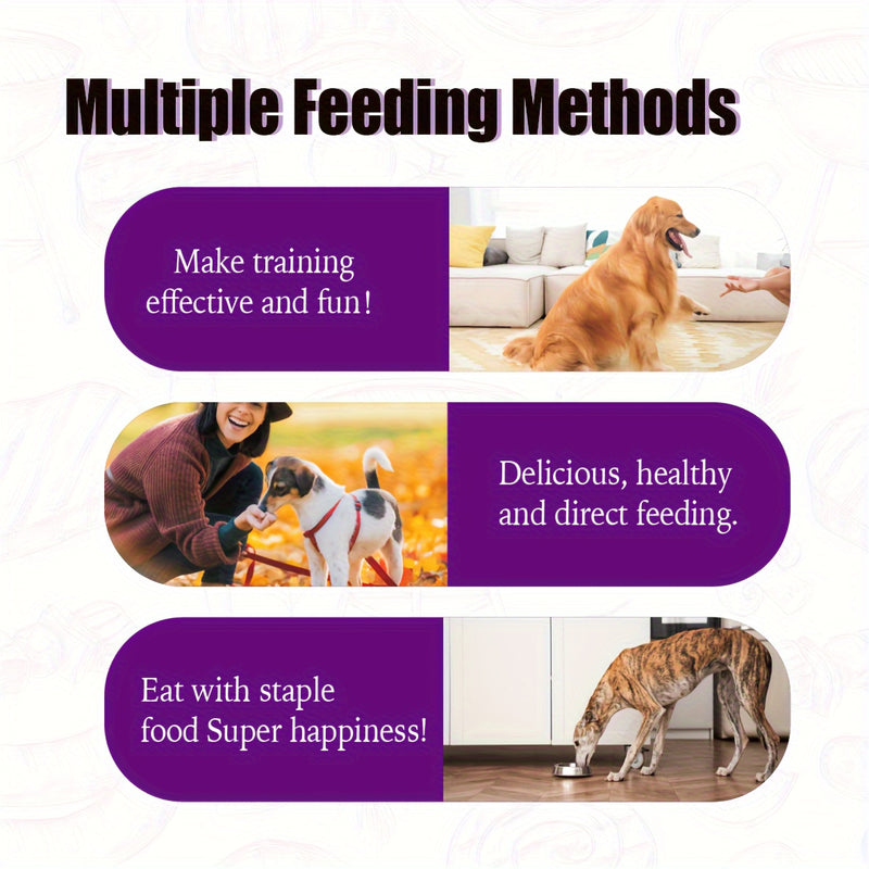Probiotic & Digestive Enzyme Chews for Dogs – Gut Health, Skin Sensitivity Support & Prebiotics, Soft Chew Supplement, 30 or 120 Count