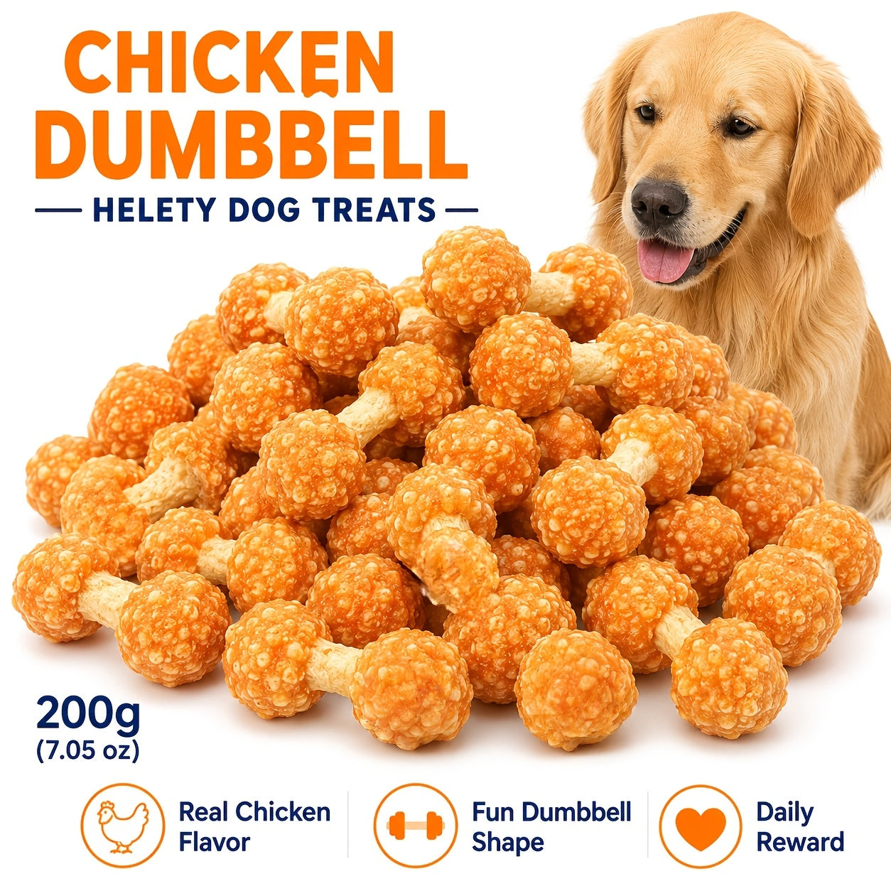 Dog Treats Gift Set – Chicken Liver, Duck Jerky, Egg Yolk & Sausage Combo Packs, High Protein Low Fat Dental Health Training Rewards for Medium & Large Dogs