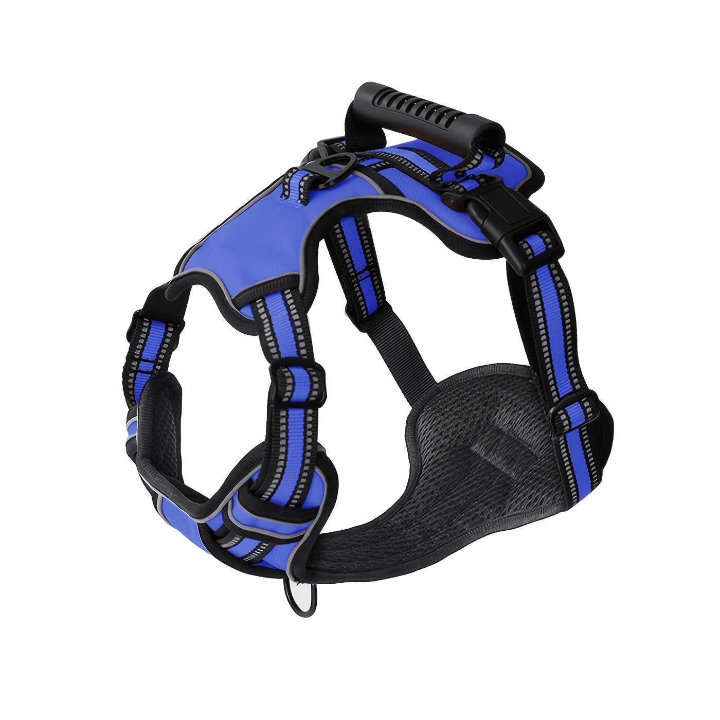 No-Pull Dog Harness Reflective Oxford Vest with 2 Leash Clips & Easy Control Handle – Adjustable No-Choke Pet Harness for Small, Medium & Large Dogs, XS-XL