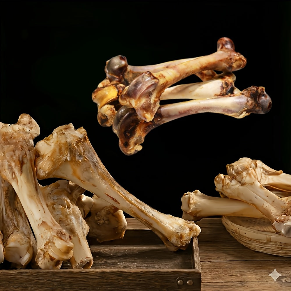 Beef Bones for Dogs Natural Dental Chewing Bone Durable Long Lasting Chew for Aggressive Chewers Teething Puppies Adult Dogs Small Medium Large