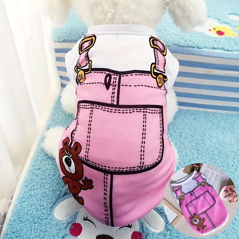 Dog Vest Multipack Spring Summer Fall – Lightweight Windproof Thermal Pet Costume for Teddy Bichon Pomeranian Small Dogs & Cats, Fashion Holiday Gift, 2pc or 6pc Set